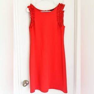 ANN TAYLOR Burnt Orange Dress